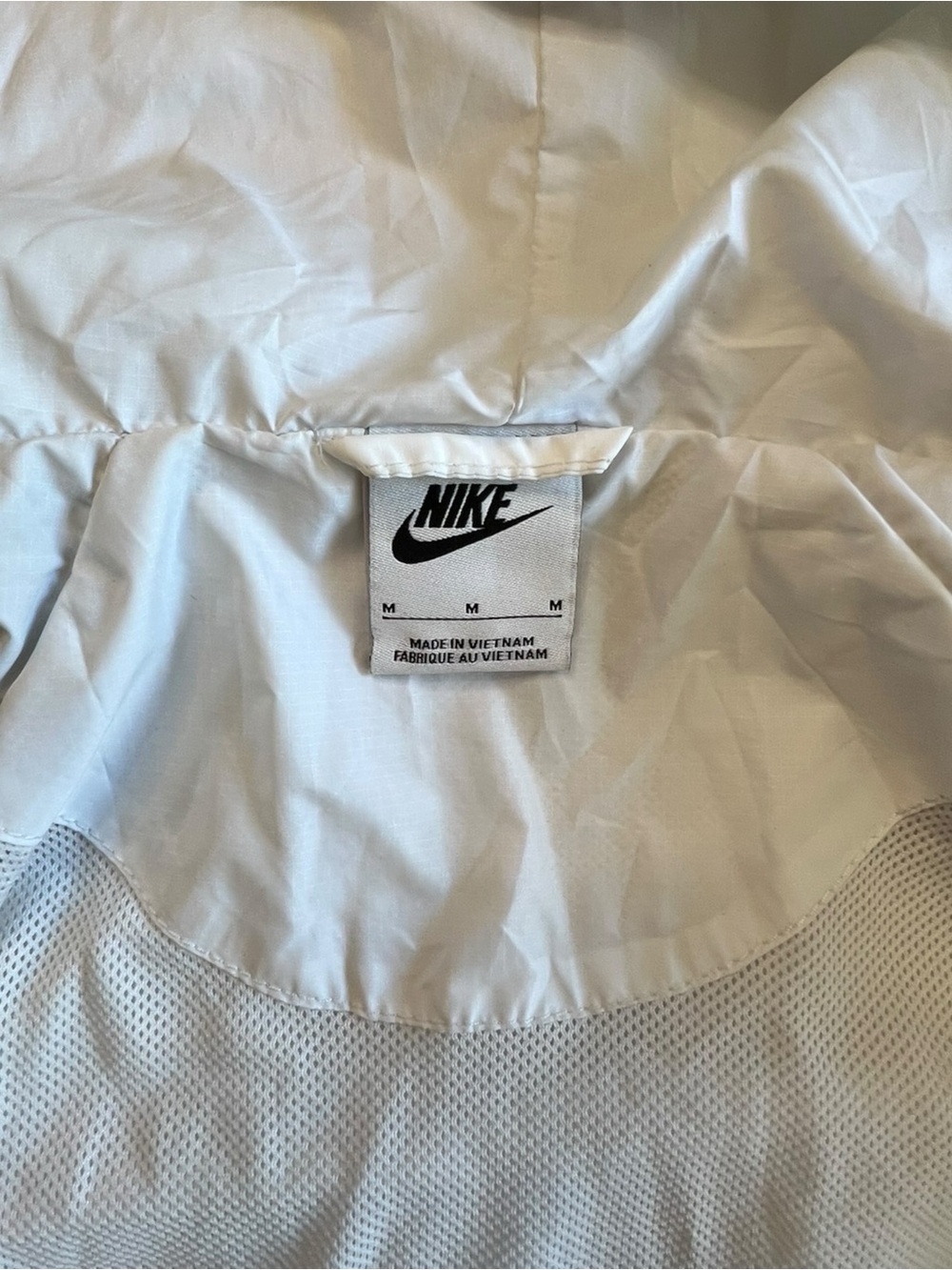 Nike Women's Sportswear Windrunner Jacket in Black and White Size Medium - Picture 6 of 11